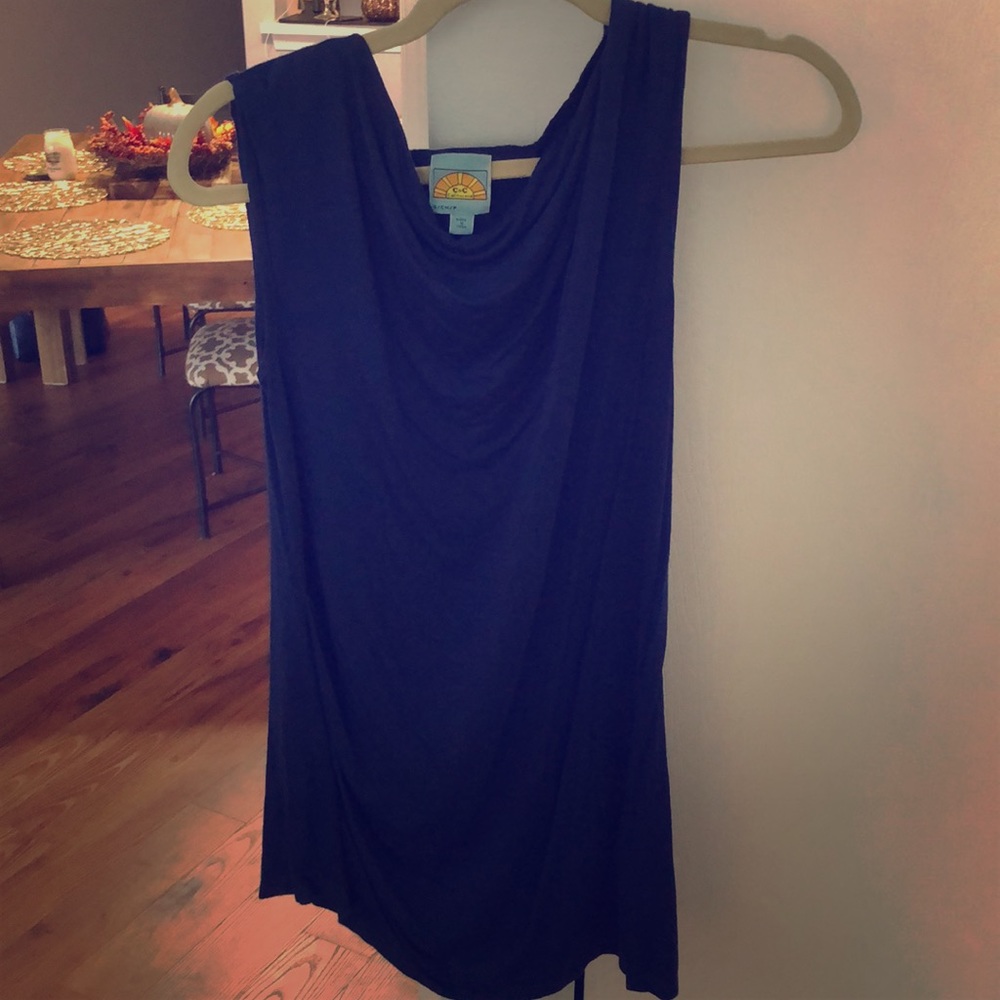 Blue tank